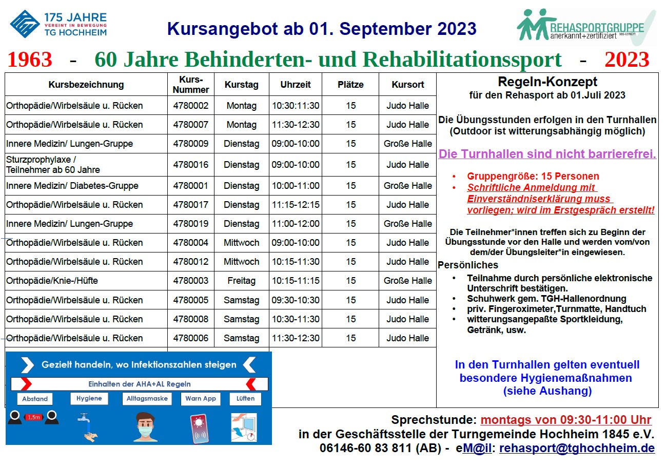 TGH Rehasport Kurse 2019 02